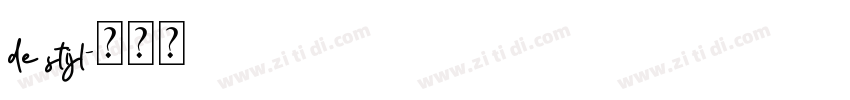 de stijl字体转换